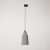 Suspended lamp Bottiglia with shade and rail adapter