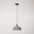 Coppa pendant lamp with shade and rail adapter