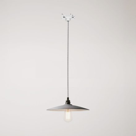 Suspended lamp with ceramic shade Piatto