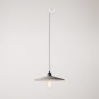 Suspended lamp with ceramic shade Piatto