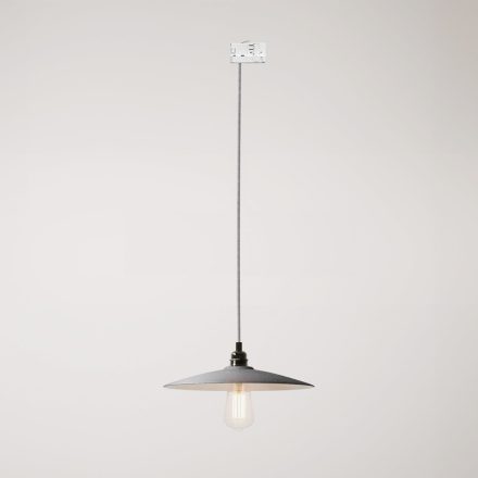 Suspended lamp with ceramic shade Piatto
