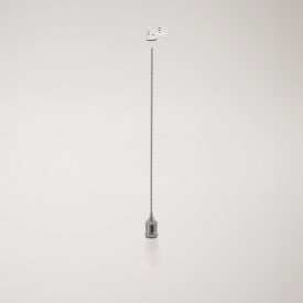 Vintage lamp with braided cable