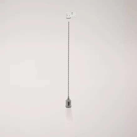 Vintage lamp with braided cable