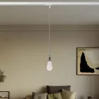 Vintage lamp with braided cable