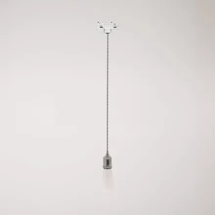 Vintage lamp with braided cable