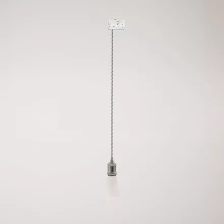Vintage lamp with braided cable