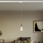 Vintage lamp with braided cable