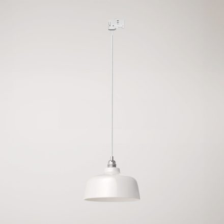 Coppa pendant lamp with shade and rail adapter