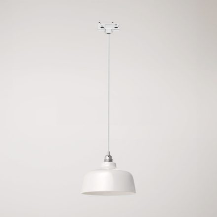 Coppa pendant lamp with shade and rail adapter