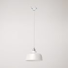 Coppa pendant lamp with shade and rail adapter