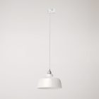 Coppa pendant lamp with shade and rail adapter