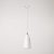 Suspended lamp Bottiglia with shade and rail adapter