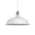 Suspended lamp with textile cable, Harbour lampshade and metal details - Made in Italy - Bulb included