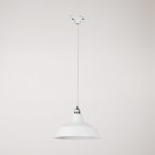 Bistrot pendant lamp with rail bracket