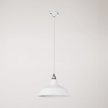 Bistrot pendant lamp with rail bracket