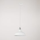Bistrot pendant lamp with rail bracket