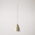 Suspended lamp with Vaso shade and rail adapter