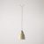 Suspended lamp with Vaso shade and rail adapter
