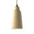  Hanging lamp with textile cable, bottle with ceramic lampshade and metal details - Made in Italy - Bulb included