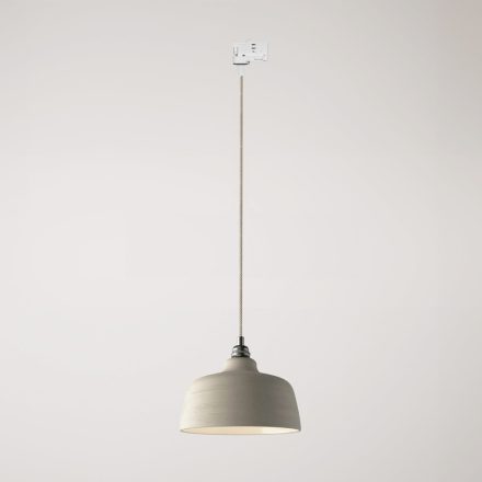 Coppa pendant lamp with shade and rail adapter