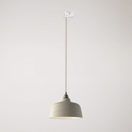 Coppa pendant lamp with shade and rail adapter