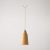Suspended lamp Bottiglia with shade and rail adapter