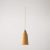 Suspended lamp Bottiglia with shade and rail adapter