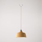 Coppa pendant lamp with shade and rail adapter