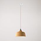 Coppa pendant lamp with shade and rail adapter