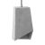 Suspended lamp with textile cable, Prisma cement lampshade and metal coating - Made in Italy - Bulb included