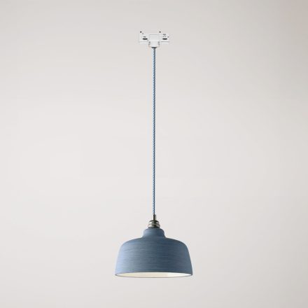Coppa pendant lamp with shade and rail adapter