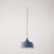 Coppa pendant lamp with shade and rail adapter