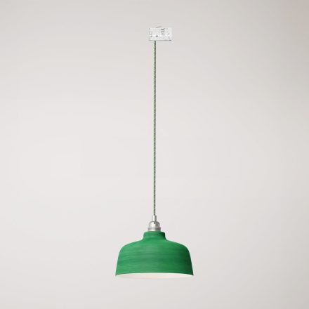 Coppa pendant lamp with shade and rail adapter