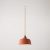 Coppa pendant lamp with shade and rail adapter