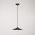 Swing pendant lamp with shade on rail