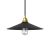 Suspended lamp with textile cable, Swing lampshade and metal details - Made in Italy - Bulb included