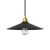  Hanging lamp with textile cable, Swing lamp shade and metal details - Made in Italy - Including bulb