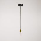 Vintage lamp with braided cable