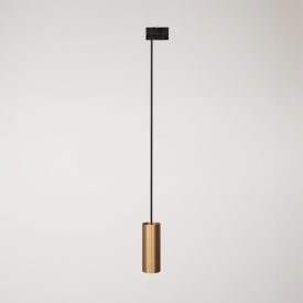 Suspended lamp Tub-E14 with shade for rail