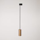 Suspended lamp Tub-E14 with shade for rail