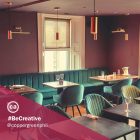 Suspended lamp with textile cable, Tub-E14 lampshade and metal details