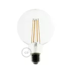 Suspended lamp with textile cable, diamond-shaped lampshade and metal details - Made in Italy - Bulb included