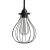 Suspended lamp with textile cable, drop-shaped lampshade and metal details - Made in Italy - Bulb included