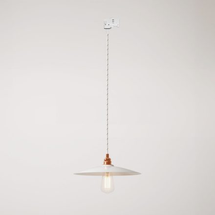 Suspended lamp with ceramic shade Piatto