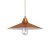 Hanging lamp with textile cable, Swing lamp shade and metal details - Made in Italy - Including bulb