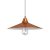 Suspended lamp with textile cable, Swing lampshade and metal details - Made in Italy - Bulb included