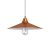 Hanging lamp with textile cable, Swing lamp shade and metal details - Made in Italy - Including bulb