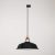 Ceramic pendant lamp for rail, with Harbour lampshade