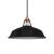 Suspended lamp with textile cable, Harbour lampshade and metal details - Made in Italy - Bulb included