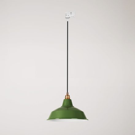 Bistrot pendant lamp with rail bracket